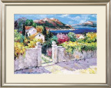 Mediterranean Village Poster by Valentina 