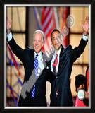 Democratic Presidential candidate Barack Obama & Vice Presidential candidate Joe Biden, Democratic Framed Photographic Print