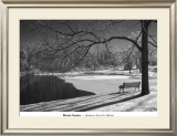 Heritage Pond in Winter Posters by Monte Nagler