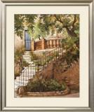 Courtyard in Provence Art by J. Duvall