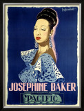 Josephine Baker Framed Giclee Print by Guy-Gerard Noel