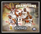2007 Spurs NBA Champions Composite Framed Photographic Print
