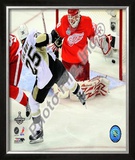 Maxime Talbot Game 7 of the 2008-09 NHL Stanley Cup Finals Framed Photographic Print