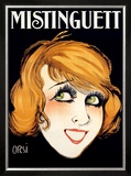 Mistinguett Framed Giclee Print by Orsi 