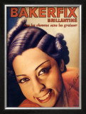 Josephine Baker, Bakerfix Framed Giclee Print