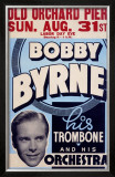 Bobby Byrne Trombone Orchestra Framed Giclee Print