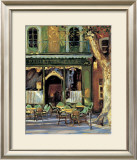 Paulette's Cafe Poster by Keith Wicks
