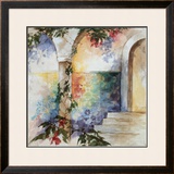 Cloistered Portico Print by Mayte Parsons