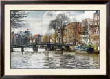Zwanenburgwal Canal Posters por Pep Ventosa