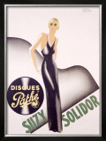 Suzy Solidor Framed Giclee Print by Paul Colin