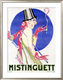 Mistinguett Framed Giclee Print by Charles Gesmar