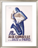 Alix Combelle Framed Giclee Print by Paul Colin