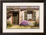 Green Doorway Provence Art by Michael Duvoisin