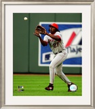Vladimir Guerrero 2008 Fielding Action Framed Photographic Print