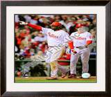 Ryan Howard & Chase Utley Game 4 of the 2008 MLB World Series Framed Photographic Print