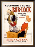Bar-Lock Framed Giclee Print by Grignon 