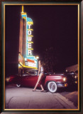 Pin-Up Girl: Tower Cinema Cadillac Framed Giclee Print