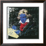 Beethoven, c.1987 (blue face) Poster by Andy Warhol