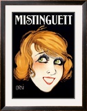 Mistinguett Framed Giclee Print by Orsi 