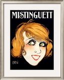 Mistinguett Framed Giclee Print by Orsi 