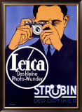 Leica Range Finder Camera Framed Giclee Print by Hubert Saget