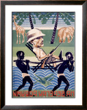 Na Beregakh Rovumi, on the Shores of the Ruvuma Framed Giclee Print by Kuzkovsky 