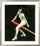 Fourth of July Rocket Girl, c.1925 Framed Giclee Print