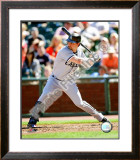 Nick Swisher 2008 Batting Action Framed Photographic Print