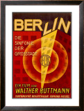 Ruttmann Berlin Symphony of a Great City Framed Giclee Print