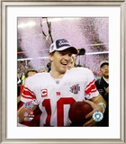 Eli Manning - Super Bowl XLII Framed Photographic Print