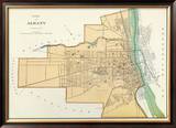 Albany, New York, c.1895 Framed Giclee Print by Joseph Rudolf Bien