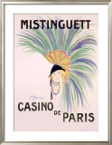 Mistinguett, Casino de Paris Framed Giclee Print by Charles Gesmar