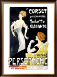 Persephone Corset Framed Giclee Print