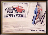 Amilcar Framed Giclee Print by Paolo Federico Garretto