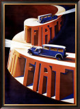 Fiat Framed Giclee Print by Giuseppe Riccobaldi