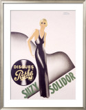 Suzy Solidor Framed Giclee Print by Paul Colin