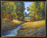 Wondering Creek Poster by Vicki Asp