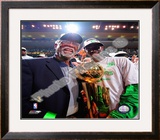 Kevin Garnett & Bill Russell, Game Six of the 2007-08 NBA Finals Framed Photographic Print