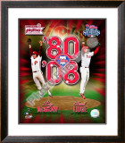Tug McGraw & Brad Lidge Framed Photographic Print