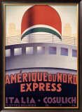 Amerique du Nord Framed Giclee Print by Patrone 