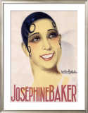 Josephine Baker Framed Giclee Print by Gaston Girbal