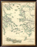 Grecian Archipelago, Ancient, c.1843 Framed Giclee Print by William Smith