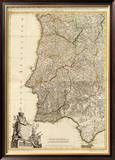 Composite: Portugal, Algarve, c.1780 Framed Giclee Print by Giovanni Antonio Bartolomeo Rizzi Zannoni