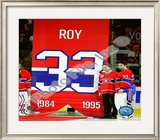 Patrick Roy & Carey Price Jersey Retirement Night 2008-09 Framed Photographic Print
