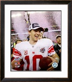 Eli Manning - Super Bowl XLII Framed Photographic Print