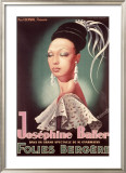 Josephine Baker Framed Giclee Print