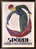 Sporri Framed Giclee Print by B. Durst