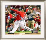 Prince Fielder 2009 Home Run Derby Framed Photographic Print