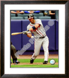 Jeff Francoeur 2008 Batting Action Framed Photographic Print