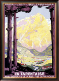 En Tartentaise Framed Giclee Print by Roger Soubie